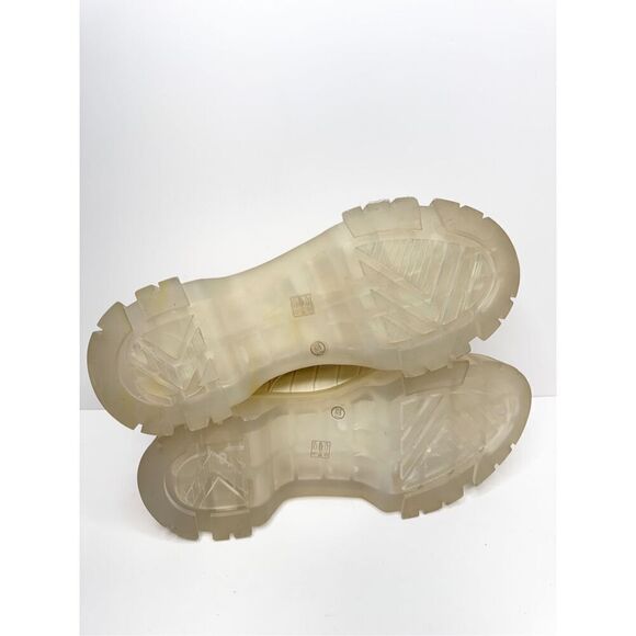 Chinese Laundry Jesty Oxfords Size 7 Cream Croc Embossed Chunky‎ Platform Shoes - Picture 10 of 10